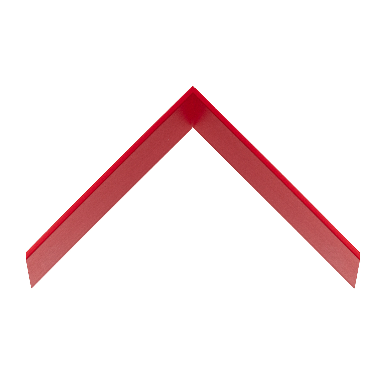 cornice legno ayous sagomata rosso opaco | Albor