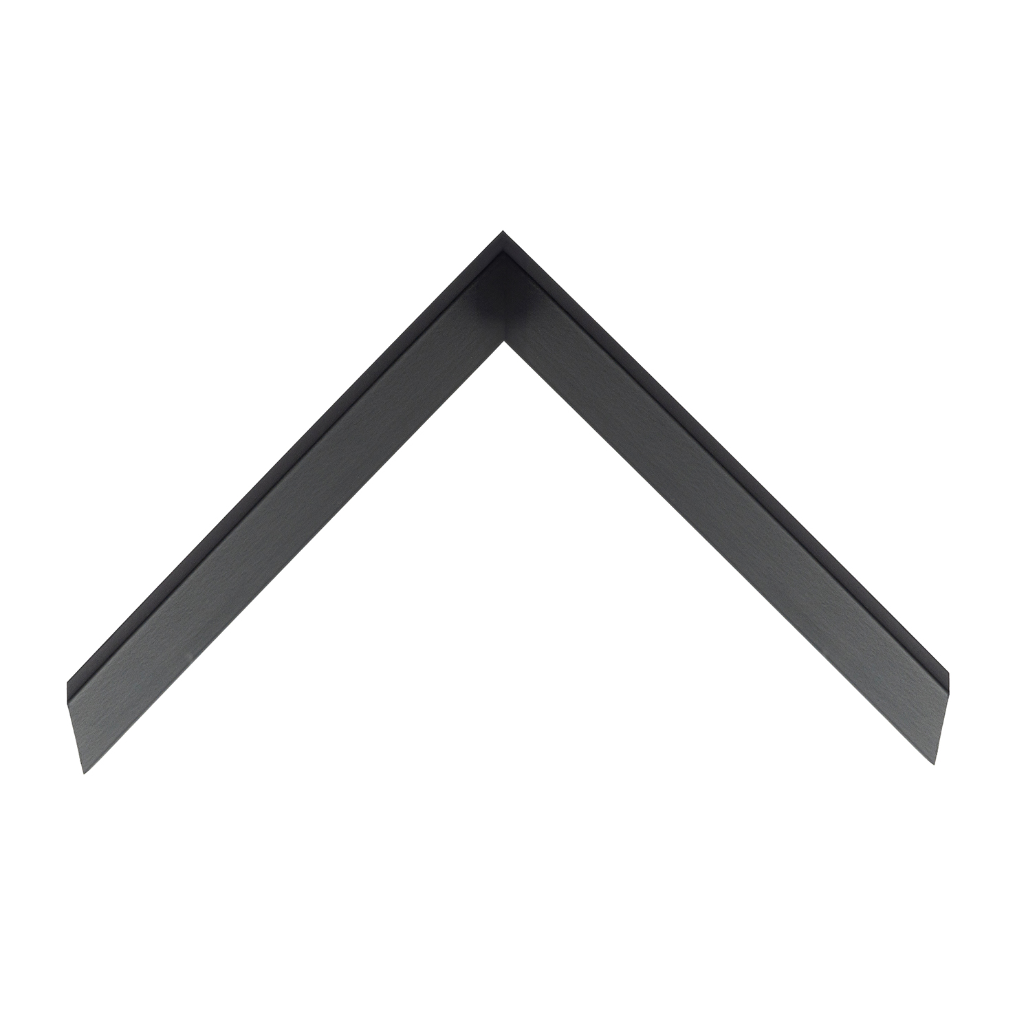 cornice legno ayous sagomata grigio scuro opaco | Albor