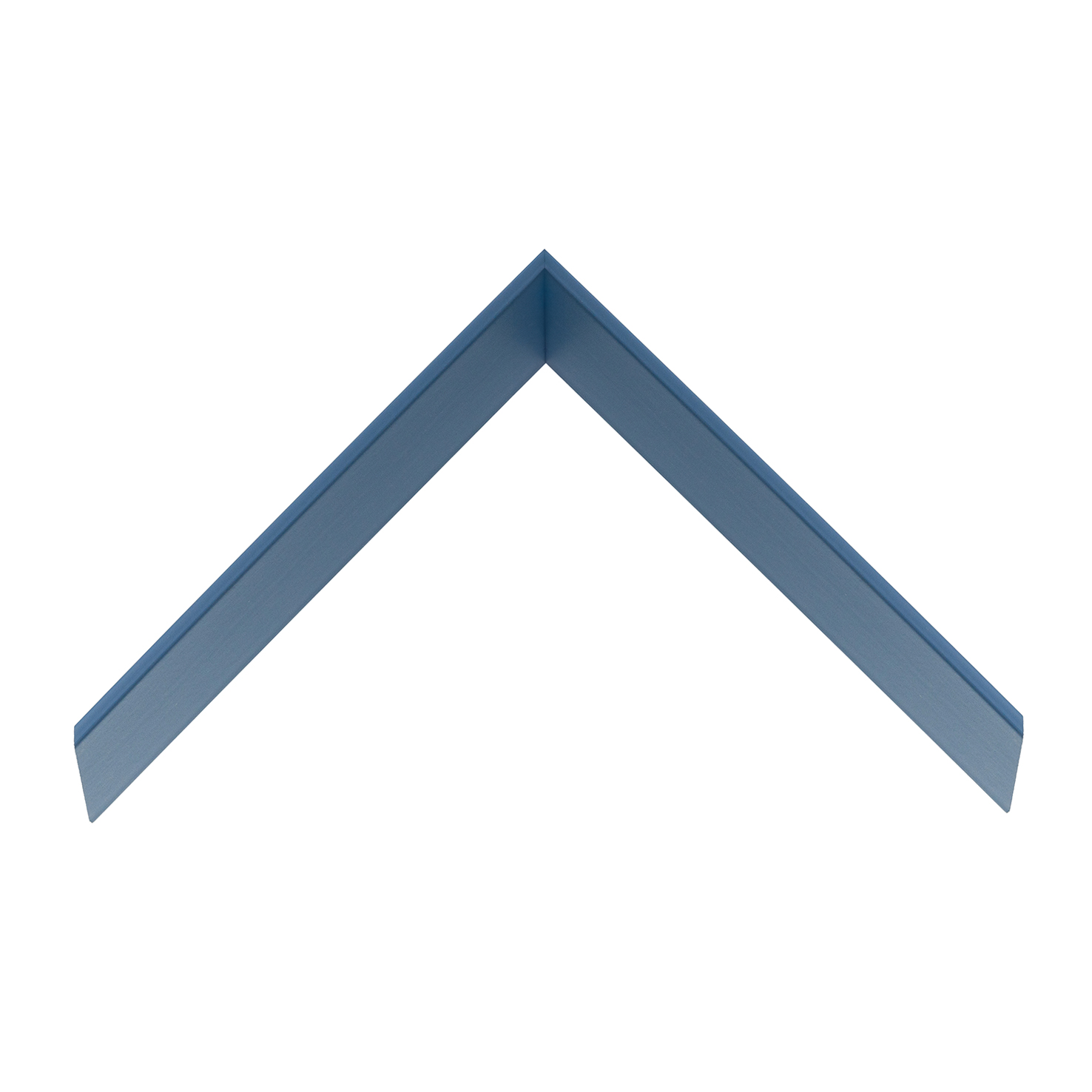 cornice legno ayous sagomata blu avio opaco | Albor