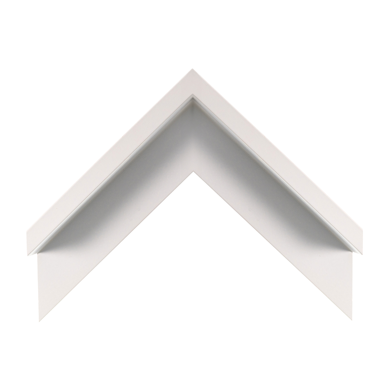 Cornice legno ayous cassetta americana grigio caldo soft touch opaco | Albor