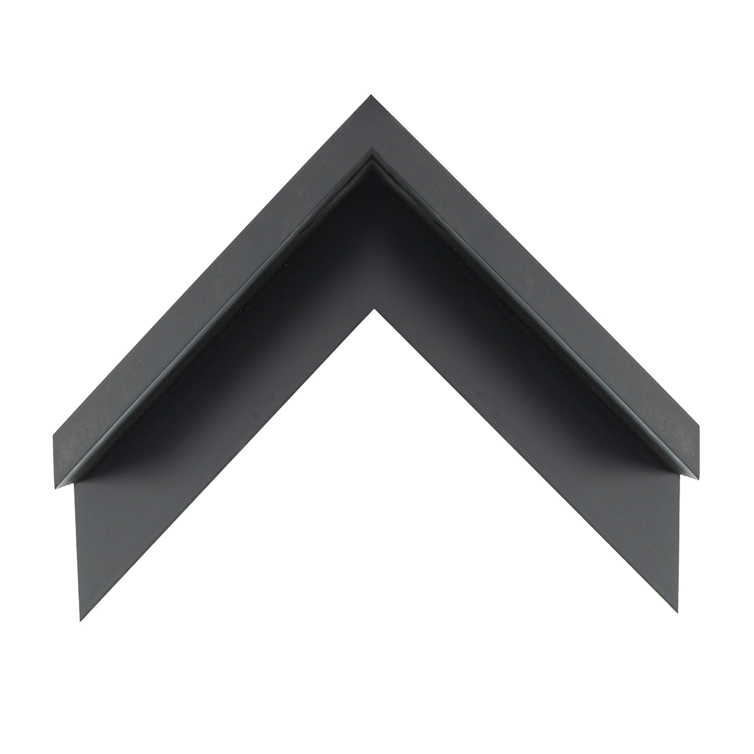 Cornice legno ayous cassetta americana grigio scuro soft touch opaco | Albor