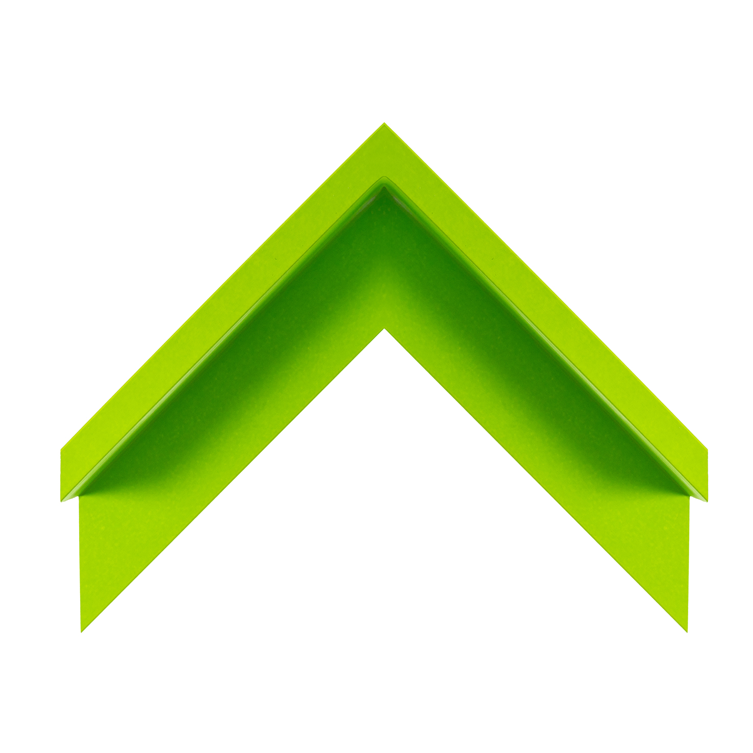 Cornice legno ayous cassetta americana verde chiaro soft touch opaco | Albor