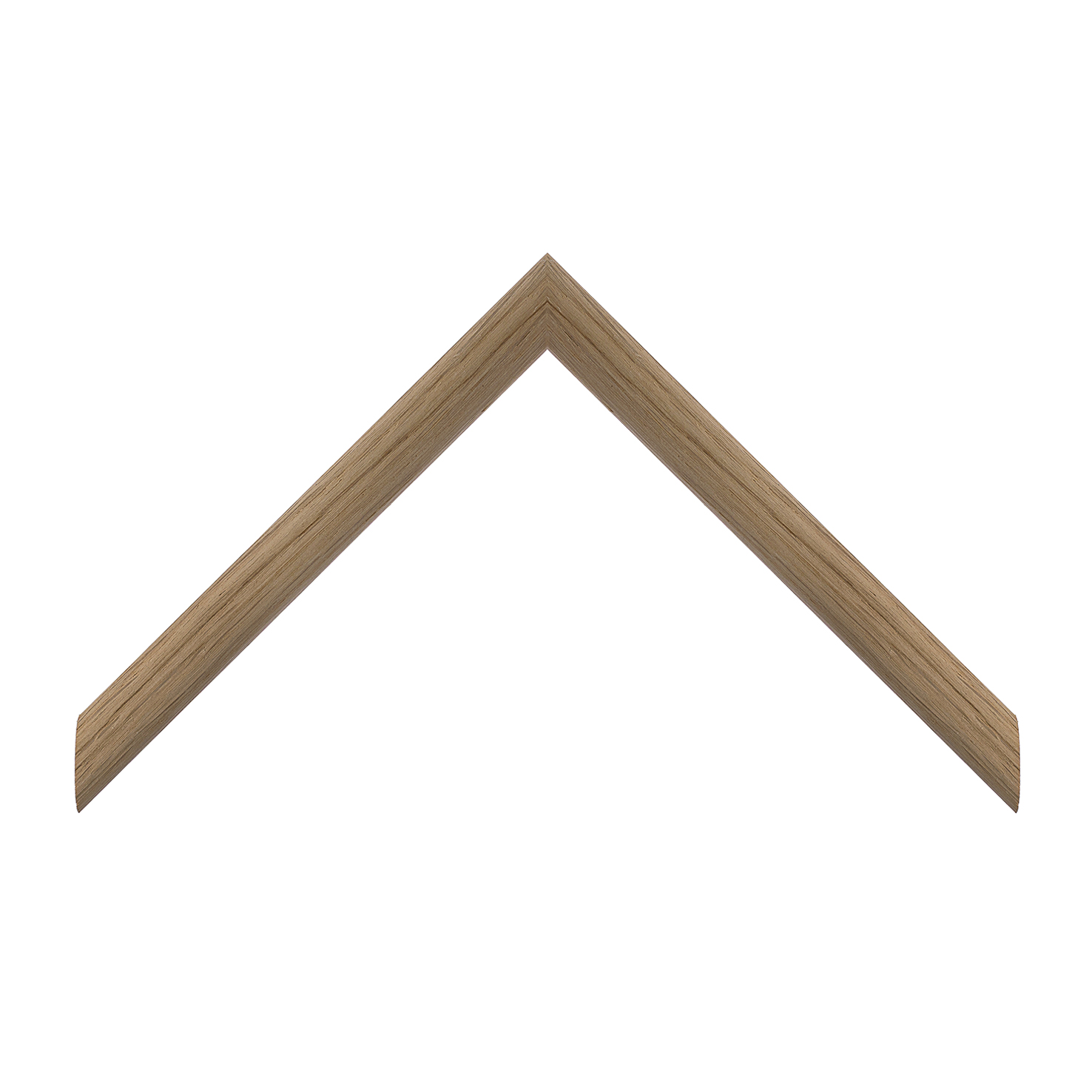 Cornice legno ayous cassetta bombata rivestita legno naturale rovere | Albor