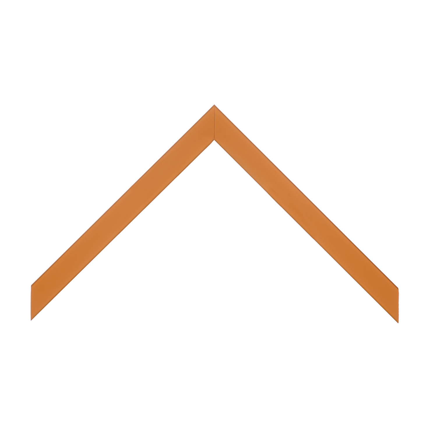 cornice legno ayous piatta arancione lucido | Albor