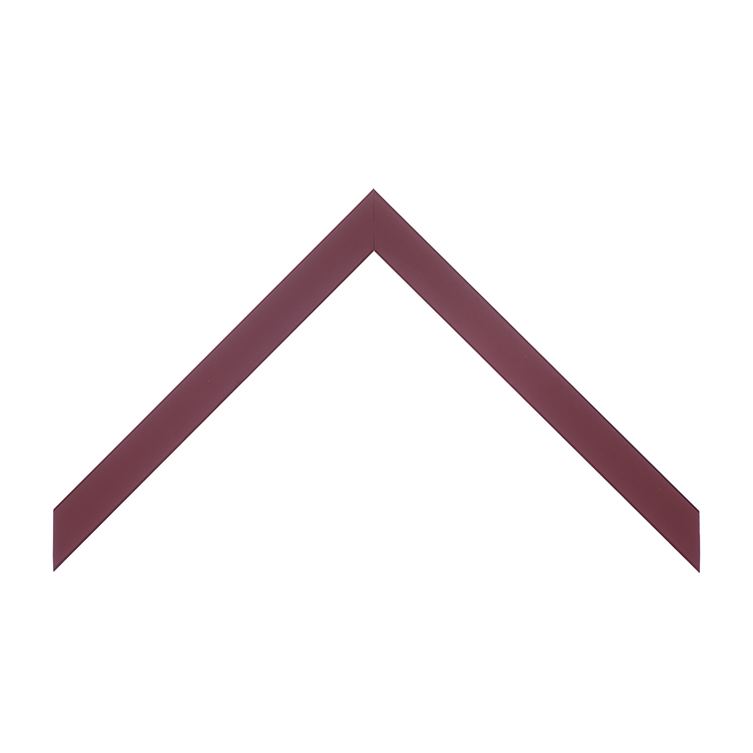 cornice legno ayous piatta bordeaux lucido | Albor