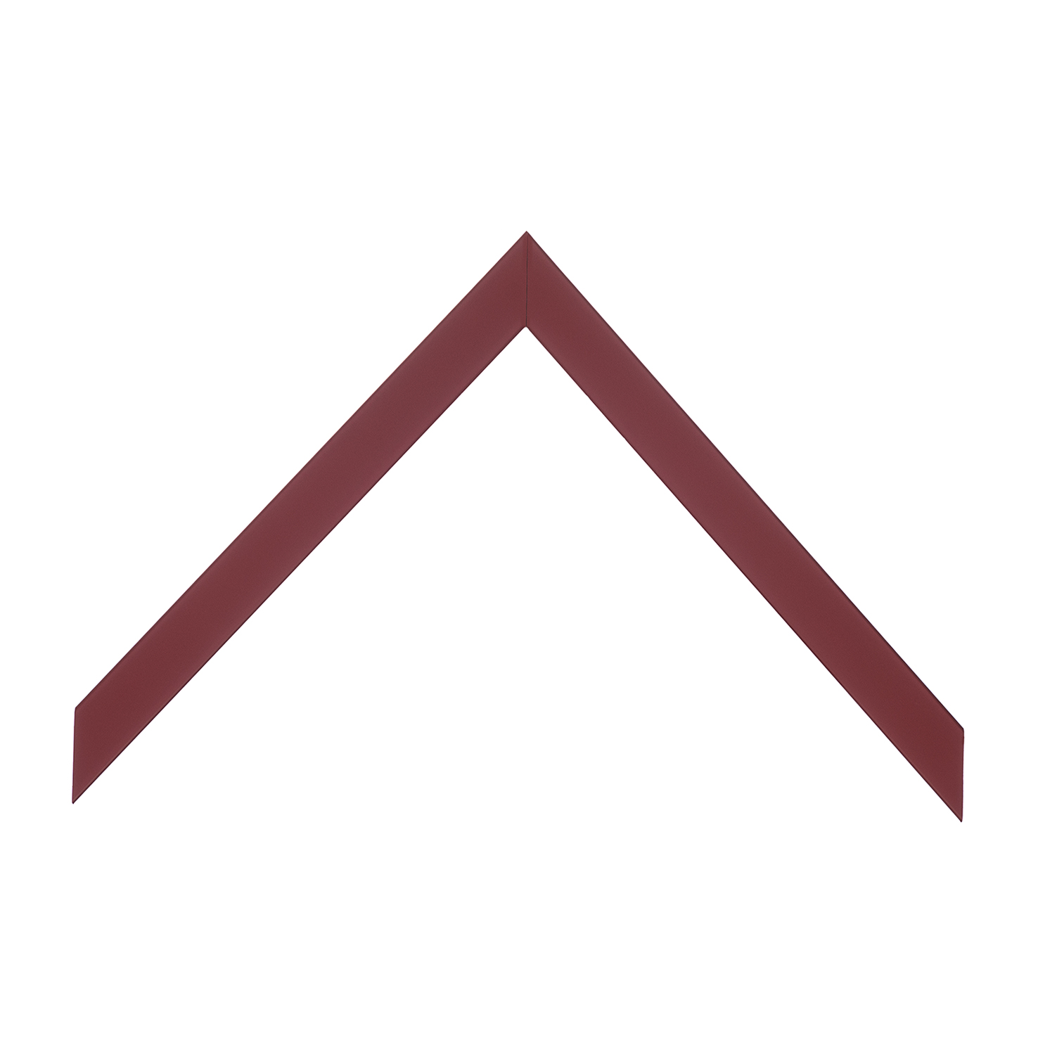 cornice legno ayous piatta rosso opaco | Albor