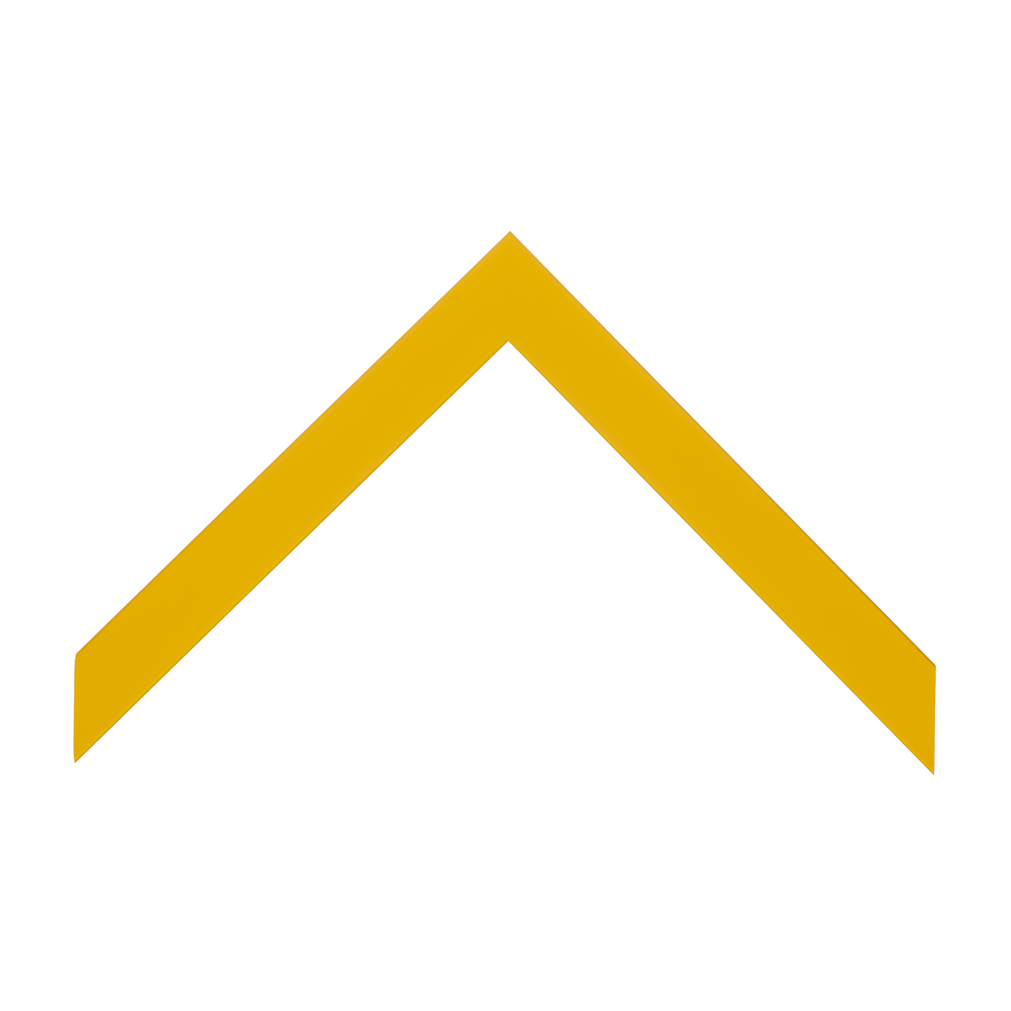 cornice legno ayous piatta giallo opaco | Albor